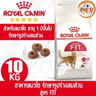 Royal Canin FIT 10kg อาหารแมว ชนิดเม็ด สำหรับแมวโตทุกสายพันธุ์ ดูแลให้หุ่นดี ด้วยพลังงานที่เหมาะสม ต
