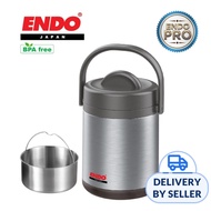 Endo 2Lt Double S/Steel Vacuum Insulated Thermal Food Jar