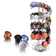 Nestle Nespresso Dolce Gusto Coffee Capsule Storage Rack Display 360 Degree Rotating