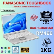 PANASONIC TOUGHBOOK 8GB RAM 128GB SSD INTEL CORE I5-7TH BELOW 1KG BUSINESS LAPTOP ORIGINAL