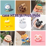 Cute Cartoon pro 6 case For Lenovo HT-38/TWS-pro6/TWS-Pro5 Bluetooth Earphone