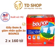 [NK Mỹ] Giấy sấy thơm quần áo Bounce Sheets Outdoor Fresh - TD Shop