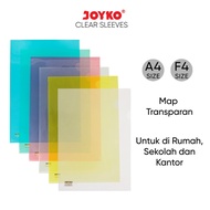 JOYKO Clear Sleeves Map L Clear Transparent CS-10/A4 2335/F4 File Folder File Organizer