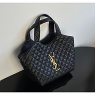 Icare Maxi Triangle Bag Child-Mother Bag Lambskin Tote Bag Tote Bag Shopping Bag Portable Shoulder B