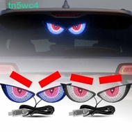 TN5WC4 2PCS Car Eyes Light, Universal USB Car Expression Lights, Windshield Mount Flashing Warning B