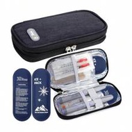 Insulin Cooler Travel Case - Travel Medicine Cooler Bag For Insulin And Diabetes Supplies Travel, In