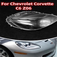 For Chevrolet Corvette C6 Z06 Headlight Cover Headlamp Lamp Shell Lampshade Transparent Shade Replac