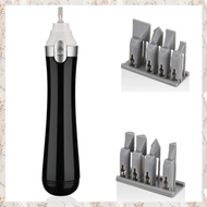 (MDQS) Electric Reciprocating Sander with 8pcs Sanding Head for HobbiesArtMiniatureFigure PolishingS