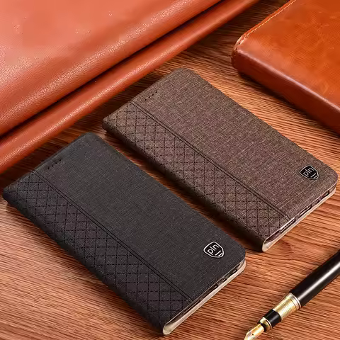Luxury Cloth Leather Magnetic Flip Case For Sony Xperia XA XA1 XA2 XA3 Ultra XZ XR XZS XZ1 XZ2 XZ3 X