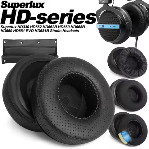 Earphone pads For Superlux HD330 HD662 HD662B HD660 HD668B HD669 HD681 EVO HD681B replacement Earpad