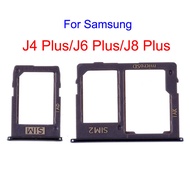 ช่องใส่ถาดซิมการ์ดสำหรับ Samsung Galaxy J4 J6 J8 Plus