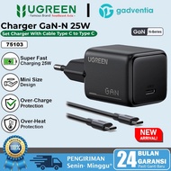 [HWARTZ] UGREEN Charger Samsung Super Fast Charging 25w 30w 2.0 PD Type C to Type C Cable UGREEN Cha