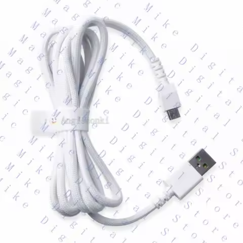 H White USB Cable for Razer Basilisk Viper Ultimate Naga Pro Deathadder v2 Mouse