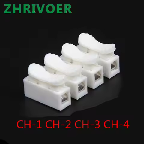1/2/3/4P CH-1 CH-2 CH-3 CH-4 Spring Wire Quick Connector G7 Electrical Crimp Terminals Block Splice 