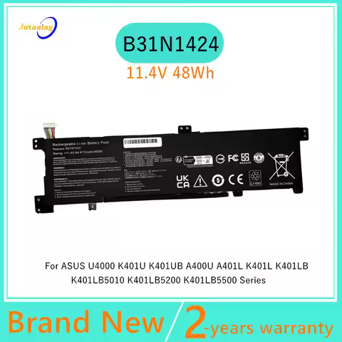B31N1424 Laptop Battery For ASUS U4000 K401U K401UB A400U A401L K401L K401LB K401LB5010 K401LB5200 K