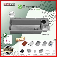 SORENTO Korean Modern Style Stainless Steel 304 Material Multifunctional Kitchen Sink with accessori