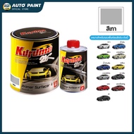 คูลูม่าร์ รองพื้น สีเทา 4:1 ขนาด 1 L P/A และฮาร์ดเดนเนอร์ ขนาด 0.25 L P/B สีรองพื้นกลบรอยเทา (Primer