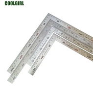 COOLGIRL L Shape Ruler Educational Measuring Tool Office Measurement Instruments Metal Woodworking 9