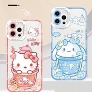 M22 Casing Protec Cartoon Motif Hello Kitty Cinamoroll Oppo A1K A3S A5S A12 A7 A15 A16 A17 A18 A38 A
