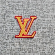 Iron Patch LV Red Gold