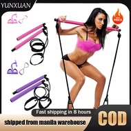 Yoga Pilates elastic band pull rope exercise resistance band elastic gym exercise legs waist hips