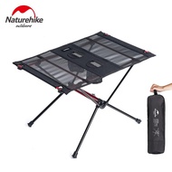 Nature hike Ultralight แบบพกพาพับอลูมิเนียมอัลลอยด์โต๊ะพับกลางแจ้งสำหรับปิกนิกบาร์บีคิว Outdoor Camping Tools