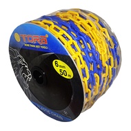 TORA PVC Chain 6 MM x 50 Meters Yellow & biru - PVC Chain