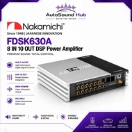 Nakamichi FDSK630A DSP Power Amplifier Hi-Res Bluetooth Car DSP | DSP Kereta | Amplifier Kereta