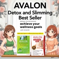 Avalon Aloe Detox and Fat Burner Slimming Set (2 Boxes  Aloe Detox + 2 Boxes Fat Burner) AVALON 芦荟排毒