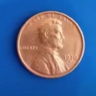 Rare Abraham Lincoln coin 1 sen 1970