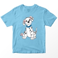 101 Dalmatian Dog T-Shirt, Color Light Blue Ages 1-10 Years
