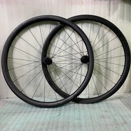 Wheelset Carbon 700c Aeroflow PRO D35 Disc Brake Spoke Pillar 3 butted Wheelset Roadbike and Gravel 