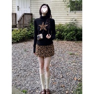 Style Fuxing Half-Leader Shirt Furry Skirt Details Super Cute