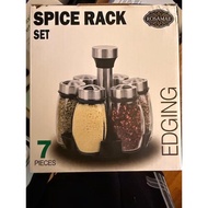 7 piece spinning spice rack