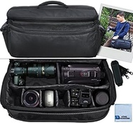 eCost Extra Large Soft Padded Camcorder Equipment Bag / Case For Panasonic AG-AC7, AG-AC8P, AG-AC90,