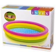 Intex Inflatable Baby Round Pool Kids Rainbow Pool Baby Round Pool Kids Inflatable Pool