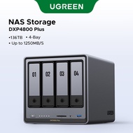 UGREEN NASync DXP4800 Plus 4-Bay Desktop NAS, Intel Pentium Gold 8505 5-Core CPU, 8GB DDR5 RAM, 128G