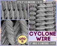 Cyclone Wire ▪️ Pang Bakod ▪️ 2" x 2" hole ▪️ 5 meters ▪️  Gauge 16 Thickness ▪️ Good Quality