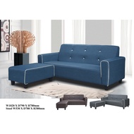 Fabric Sofa 3 Seaters With Stool | Storage Bed | Divan Bed | Drawer Bed | Sofa | Mattress - Free Delivery + Assembly