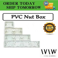 PVC Nut Box 3 X 3/ 3 X 7/ 3 X 10/ 3 X 13 White Surface Type Switch Base