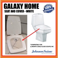 Replacement ~ Premium Quality Toilet Seat &amp; Cover For Johnson Suisse Monte Carlo Toilet Bowl