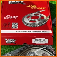 ─ ↗ ⎯ chain sprocket set tmx supremo,fz16 sniper150,thunder 125