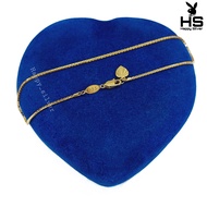 Gelang Kaki Perak Asli Silver 925 Lapis Emas Putih model Italy santa + Kerincing - Perhiasan Perak A