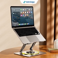 Laptop Stand Rotatable Aluminum Rotating + Usb Hub 5in1 tablet Holder for 10" - 17" Laptop iPadtable