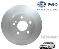 1 Pair - Mercedes W204 Rear Brake Disc Rotor 2044231512 2044230912 8DD355114211 - Hella Pagid Brand