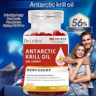 🔥Ready stock🔥Halal Antarctic Krill Oil Capsules Omega-3 Astaxanthin Supplements Fish Oil Norwegian K