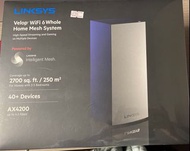 （原裝行貨） Linksys Velop AX4200 三頻 Mesh WiFi 6 系統 (MX4200)