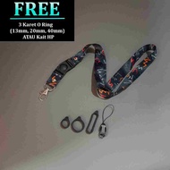 GANTUNGAN Abstract Lanyard 02 - Abstract ID Card Nametag Mobile Phone Lanyard 02