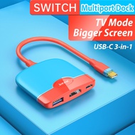 BLUEKAKA Switch Dock TV Dock for Nintendo Switch Portable Docking Station USB C to 4K HDMI-compatible USB 3.0 Hub for Macbook Pro