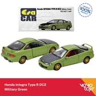 HONDA ERA Car Diecast 1/64 Integra Type R DC2HONDA - Military Green